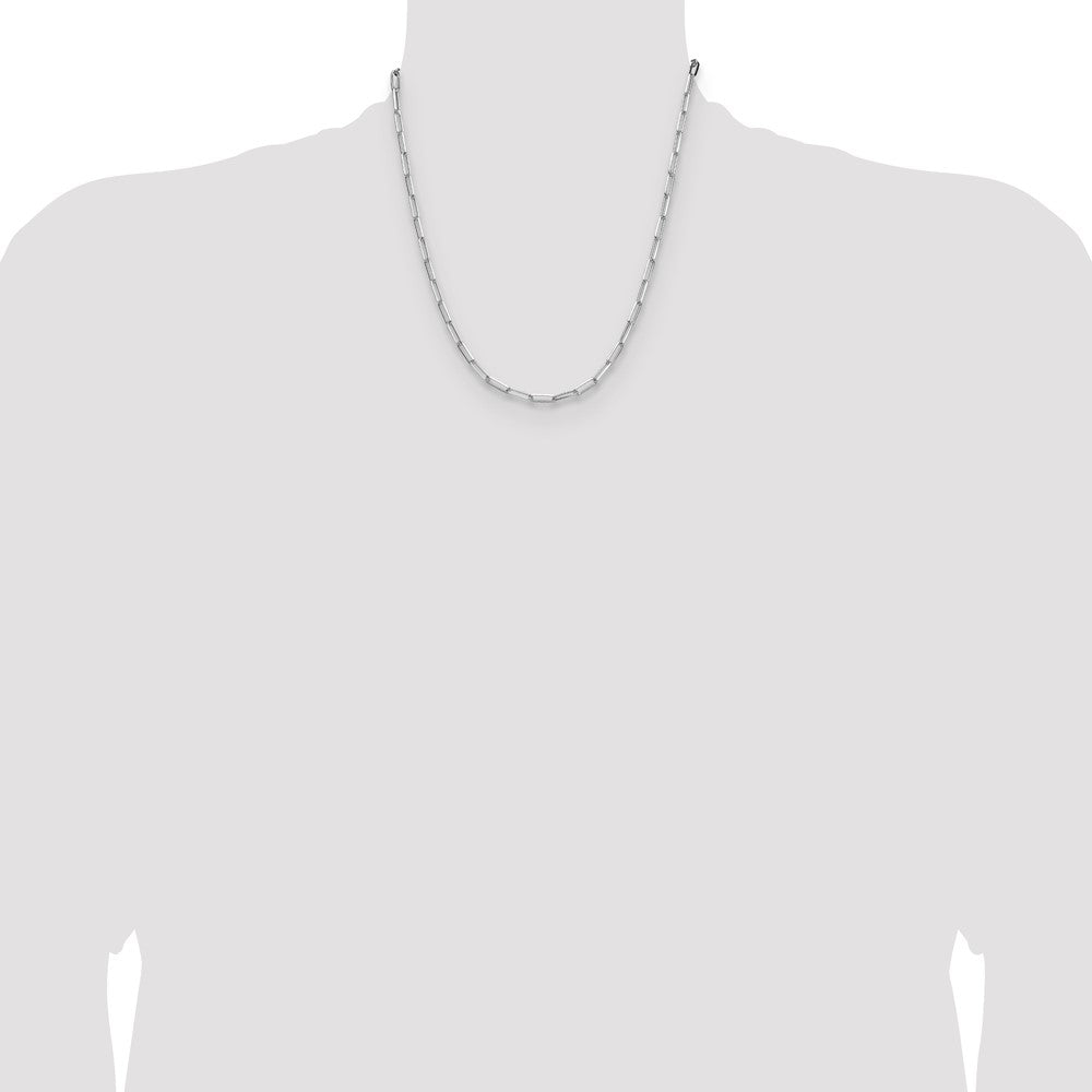 High-Quality 3.5mm Sterling Silver Double Link Paperclip Chain - Stylish Value!