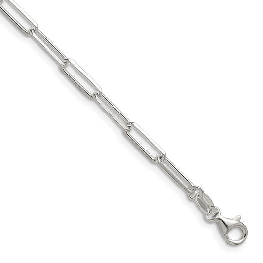 Order Stylish 3.5mm Double Link Paperclip Chain in High-Quality Sterling Silver