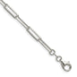 Buy Stylish 4.4mm Sterling Silver Double Link Paperclip Chain - Affordable Luxury-5