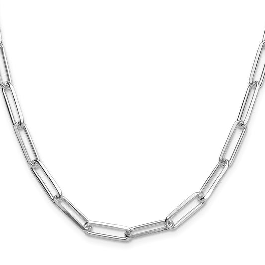 Buy Stylish 5.5mm Double Link Paperclip Chain in High-Quality Sterling Silver