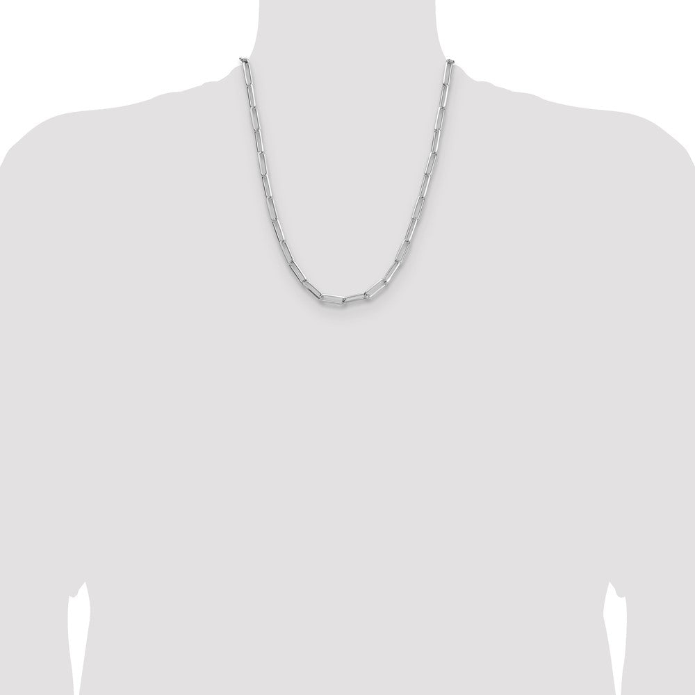 Buy Stylish Sterling Silver 5.5mm Double Link Paperclip Chain - Affordable Elegance