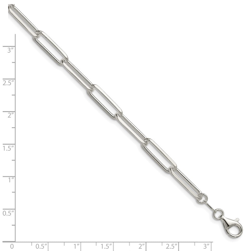Buy Stylish Sterling Silver 5.5mm Double Link Paperclip Chain - Affordable Luxury