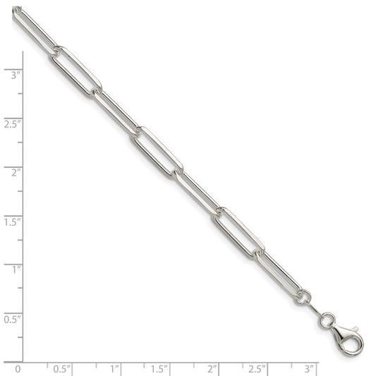 Buy Stylish Sterling Silver 5.5mm Double Link Paperclip Chain - Affordable Luxury