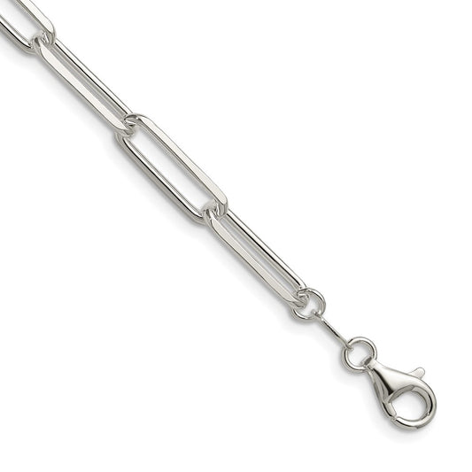 Buy Stylish Sterling Silver 5.5mm Double Link Paperclip Chain - Affordable Elegance