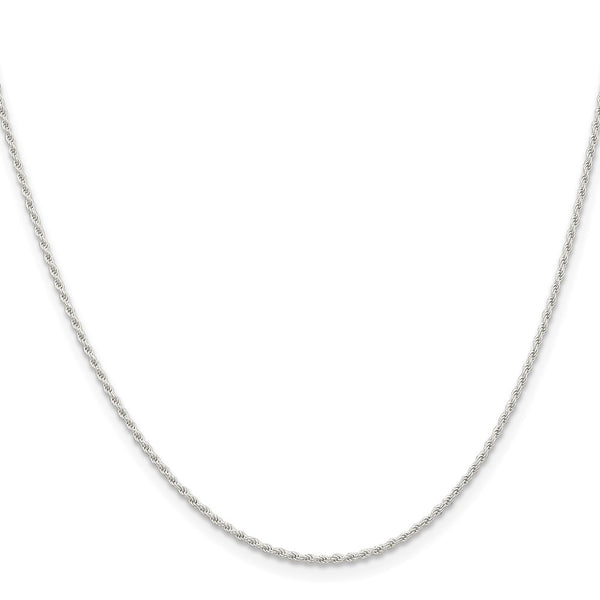 1.3mm Solid Sterling Silver Rope Chain