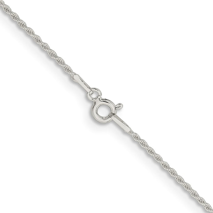High-Quality 1.3mm Solid Sterling Silver Rope Chain - Stylish & Affordable Option-3