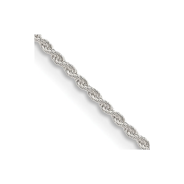 1.3mm Solid Sterling Silver Rope Chain