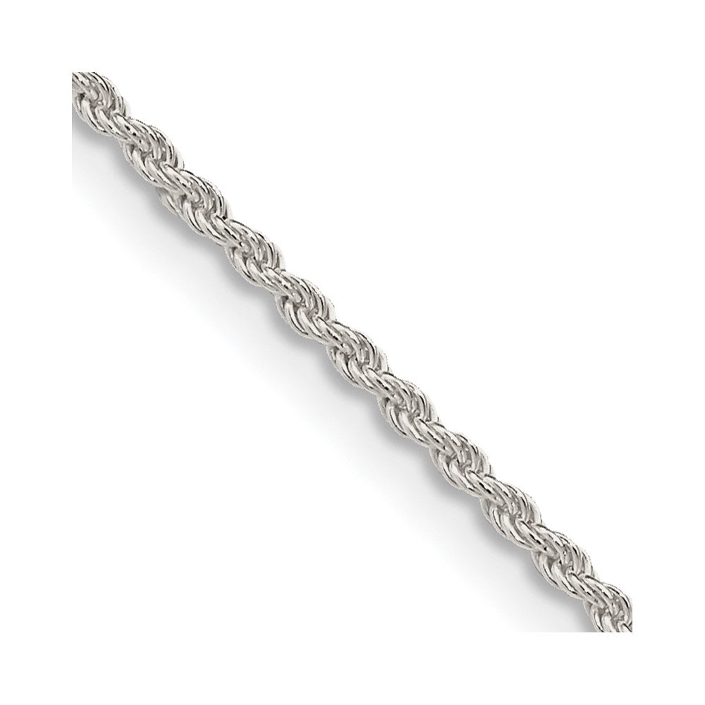 Buy Stylish 1.5mm Solid Sterling Silver Rope Chain - Affordable Luxury Jewelry