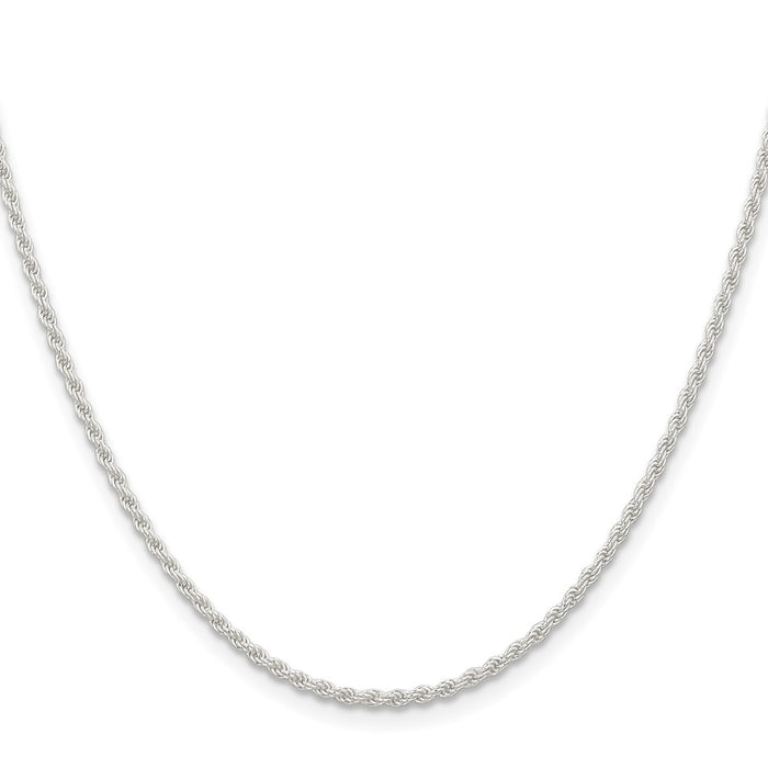 Buy Stylish 1.8mm Solid Sterling Silver Rope Chain - Luxury Quality Shines-2