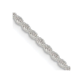 Designer 1.8mm Sterling Silver Rope Chain - Stylish & Affordable Jewelry
