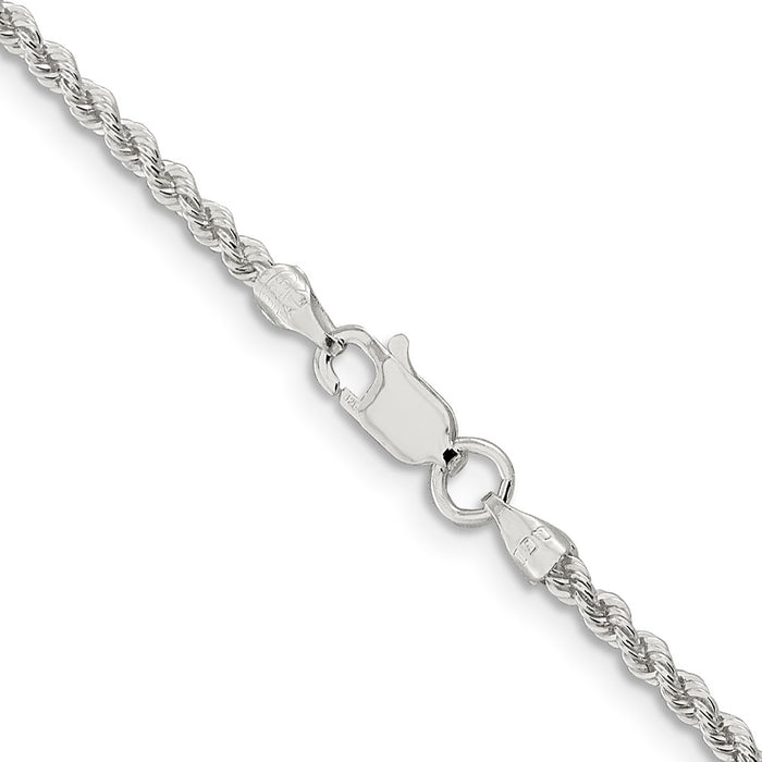 Buy Stylish 2.3mm Sterling Silver Rope Chain - Affordable Luxury Jewelry-3