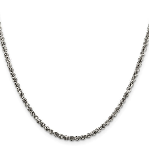 2.5mm Sterling Silver Rope Chain