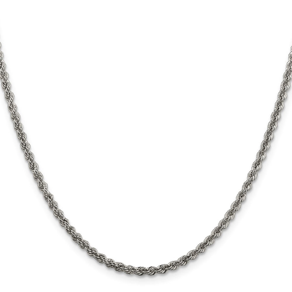 Buy Stylish 2.5mm Sterling Silver Rope Chain - High-Quality & Affordable!