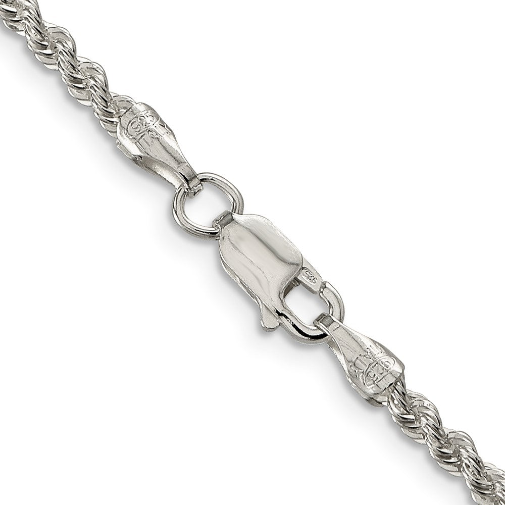 Buy Stylish 2.5mm Sterling Silver Rope Chain - High-Quality & Affordable!