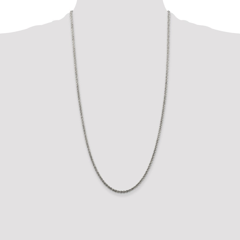 Buy Exclusive 2.5mm Sterling Silver Rope Chain - Affordable Luxury Jewelry