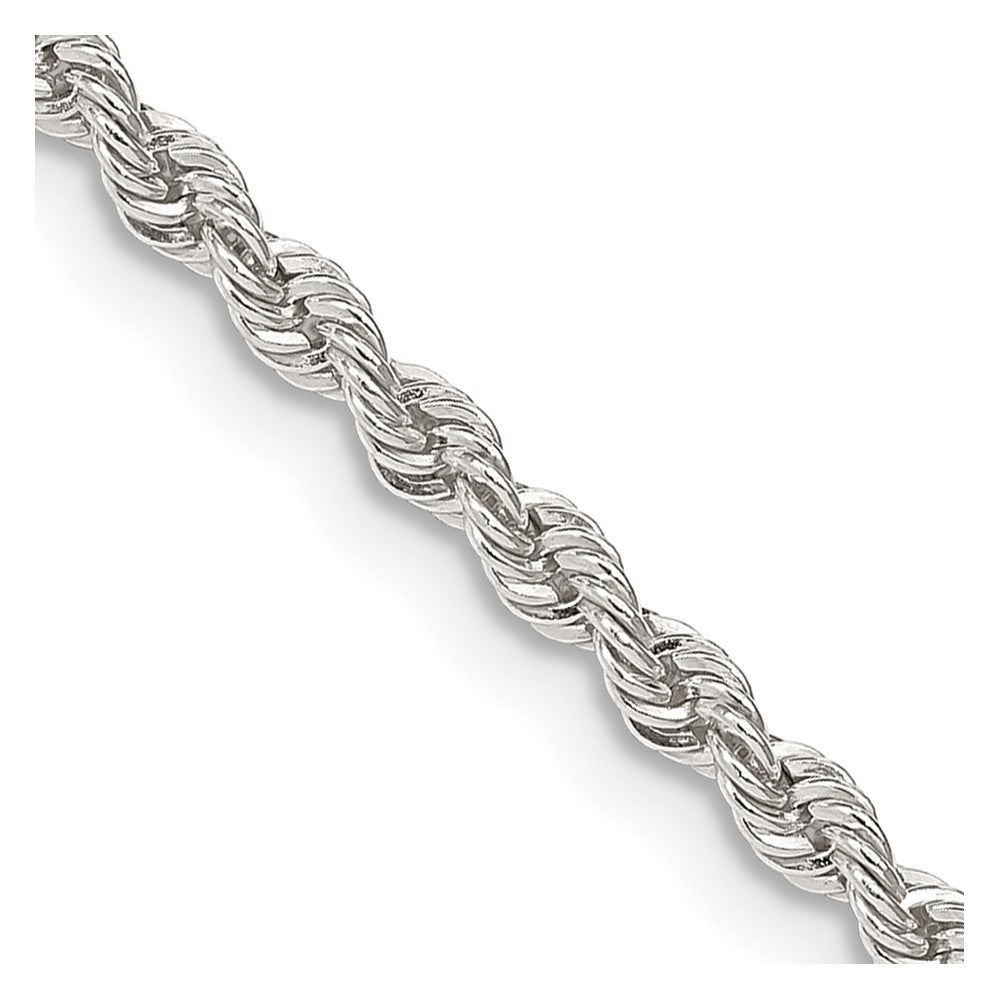 Buy Stylish 2.5mm Sterling Silver Rope Chain - High-Quality & Affordable!