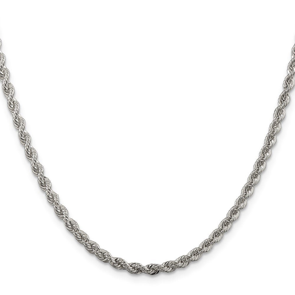 Buy Stylish 3mm Solid Sterling Silver Rope Chain - Affordable Luxury Jewelry