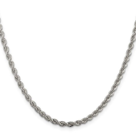 Buy Exclusive 3mm Solid Sterling Silver Rope Chain - Stylish & Affordable Quality