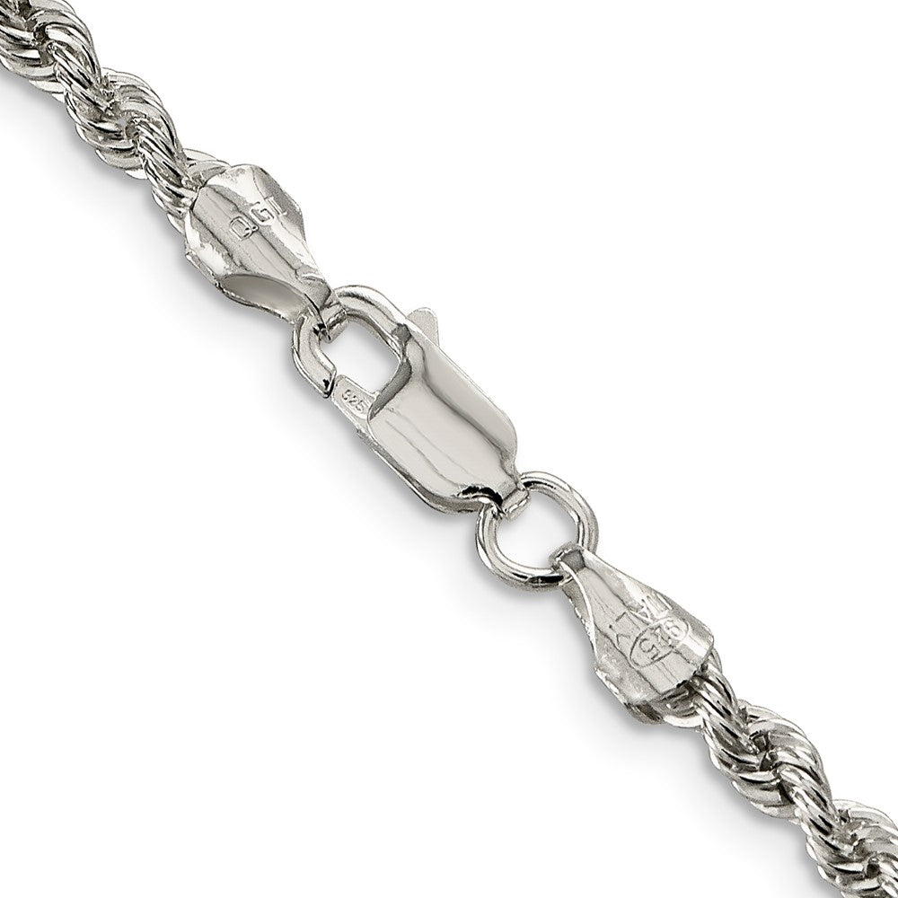 Buy Stylish 3mm Sterling Silver Rope Chain - High-Quality & Affordable