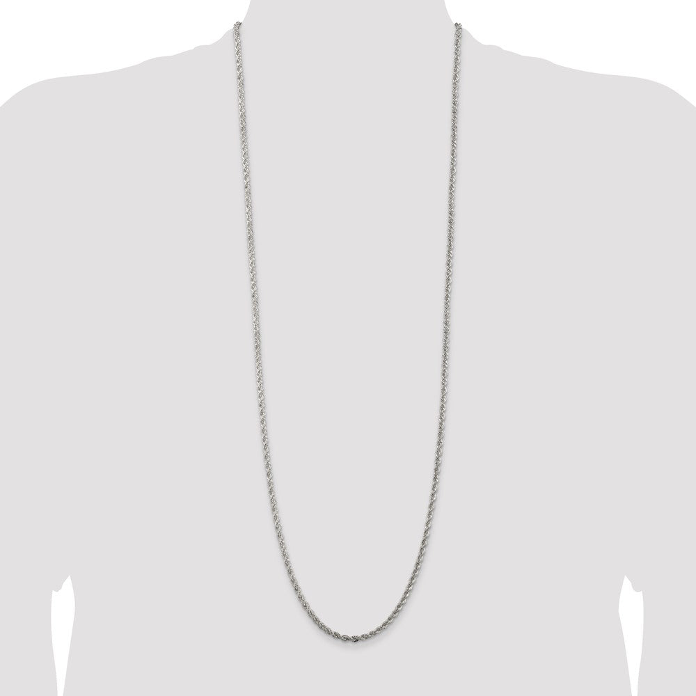 Buy Exclusive 3mm Sterling Silver Rope Chain - Affordable Luxury Jewelry