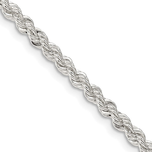 3mm Sterling Silver Rope Chain - Style GR1-1033640