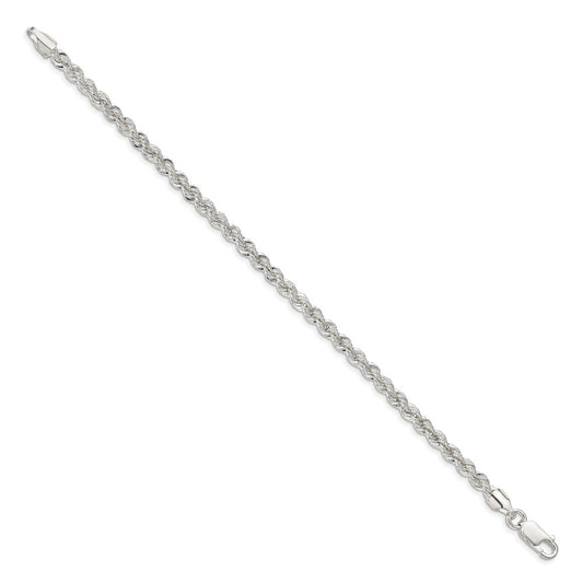 Buy Stylish 4.3mm Solid Sterling Silver Rope Chain - Affordable Luxury Jewelry
