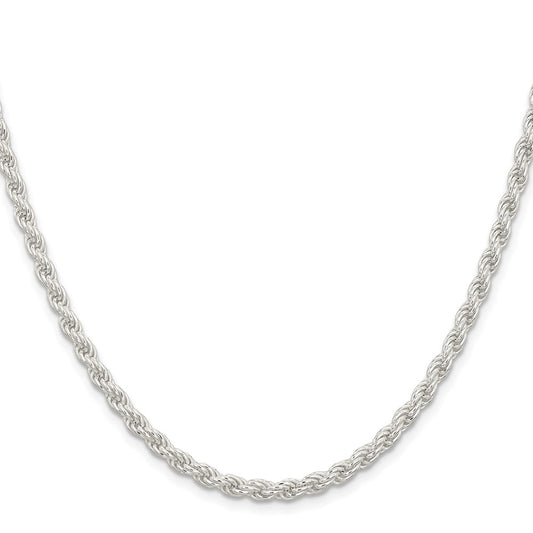 Buy Stylish 4.5mm Sterling Silver Rope Chain - Affordable Luxury Jewelry