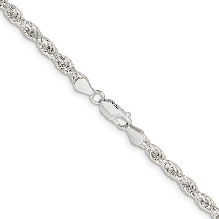 Exclusive 5mm Sterling Silver Rope Chain - Stylish & Affordable Jewelry-3
