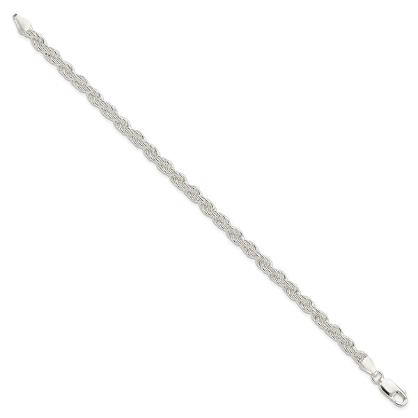 5mm Sterling Silver Rope Chain - Style GR1-1030181