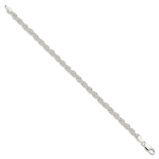 Buy Stylish 5mm Solid Sterling Silver Rope Chain - Luxury Quality & Value