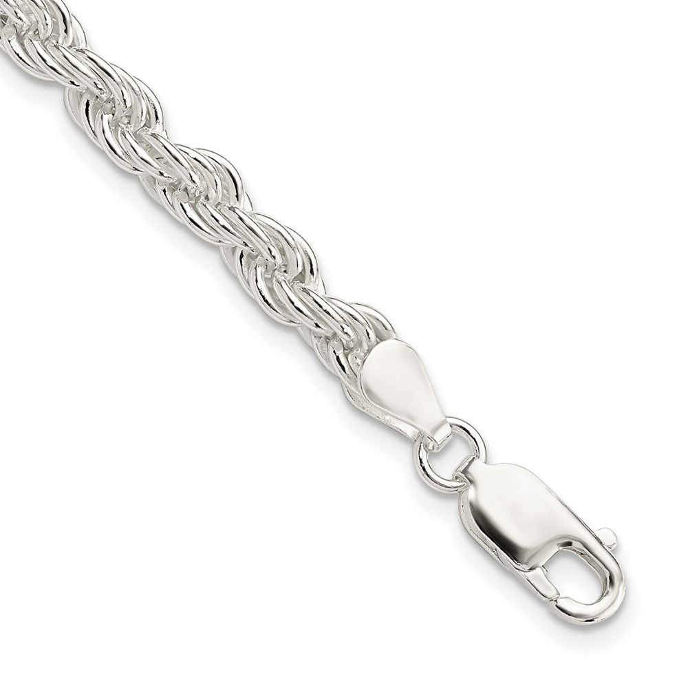 Buy Stylish 5mm Sterling Silver Rope Chain - High-Quality & Affordable!