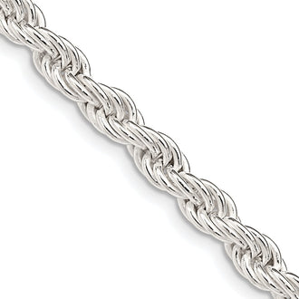 Buy 5mm Solid Sterling Silver Rope Chain | Stylish & Affordable Jewelry