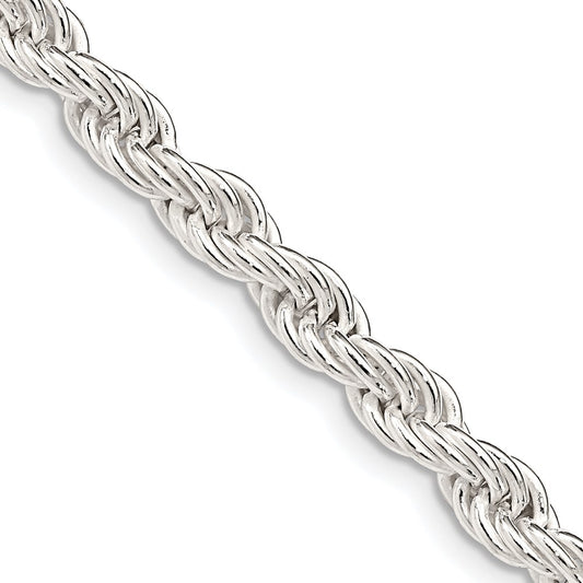 Exclusive 5mm Sterling Silver Rope Chain - Stylish & Affordable Jewelry