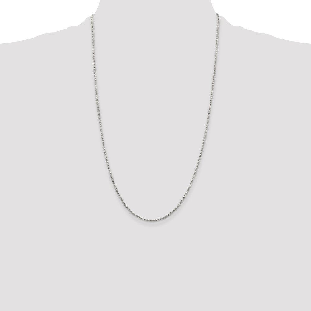 Buy Luxury Diamond-Cut Spiga Chain - 1.5mm Sterling Silver, Stylish Design