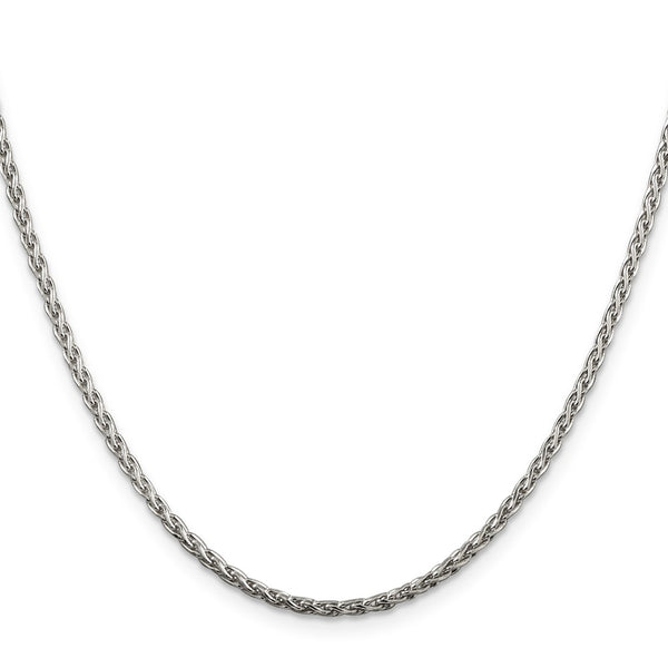 2mm Diamond-Cut Spiga Chain in Sterling Silver