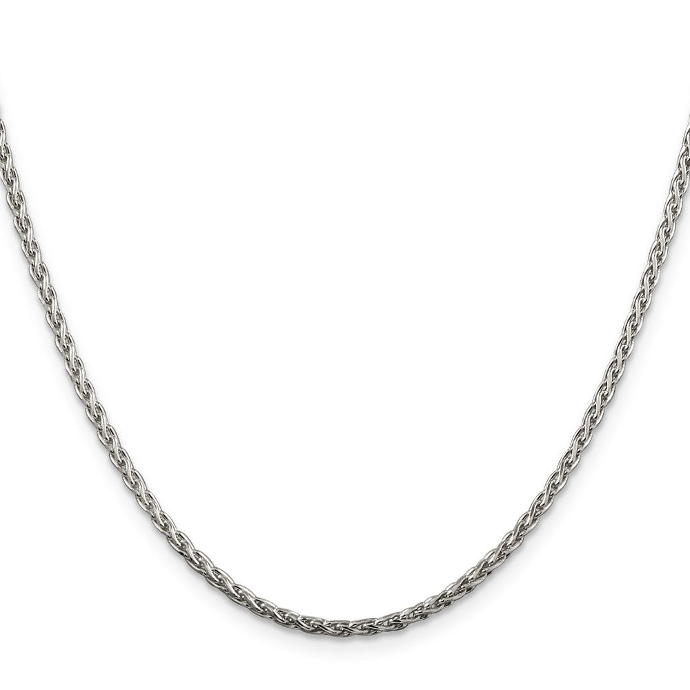 Buy Stylish 2mm Diamond-Cut Spiga Chain in Sterling Silver - Affordable Luxury