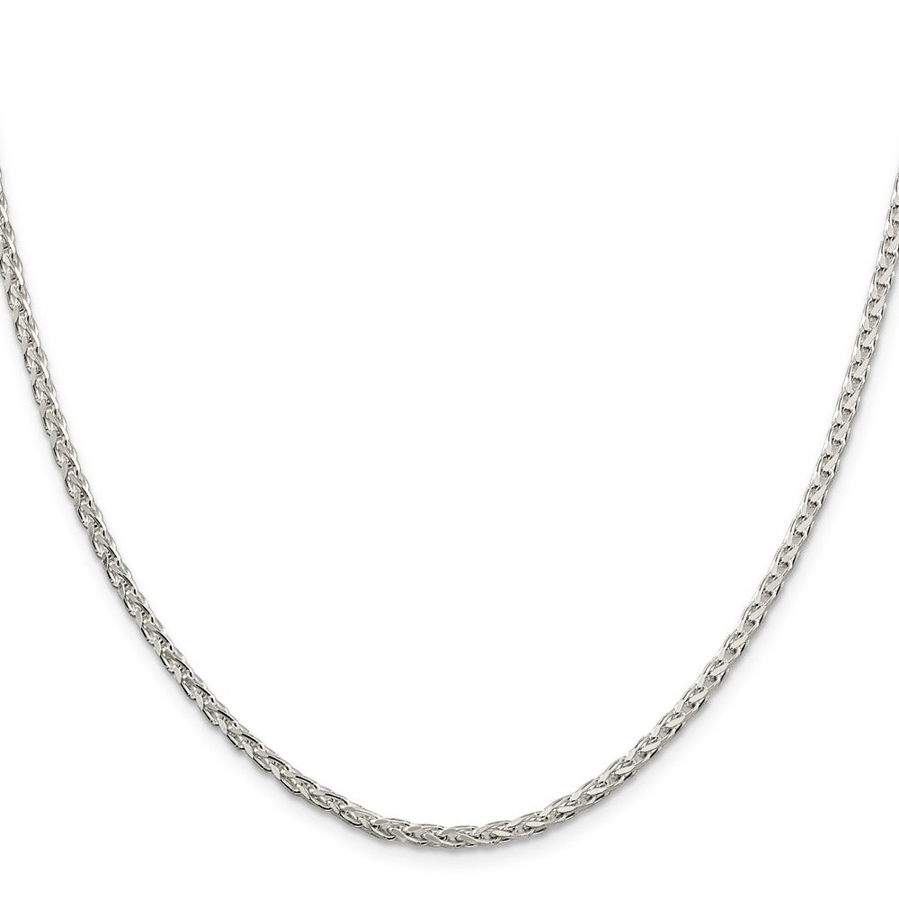 High-quality 2.75mm Diamond-Cut Spiga Chain in Sterling Silver - Stylish Value