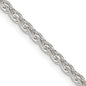 High-quality 2.75mm Diamond-Cut Spiga Chain in Sterling Silver - Stylish Value-5