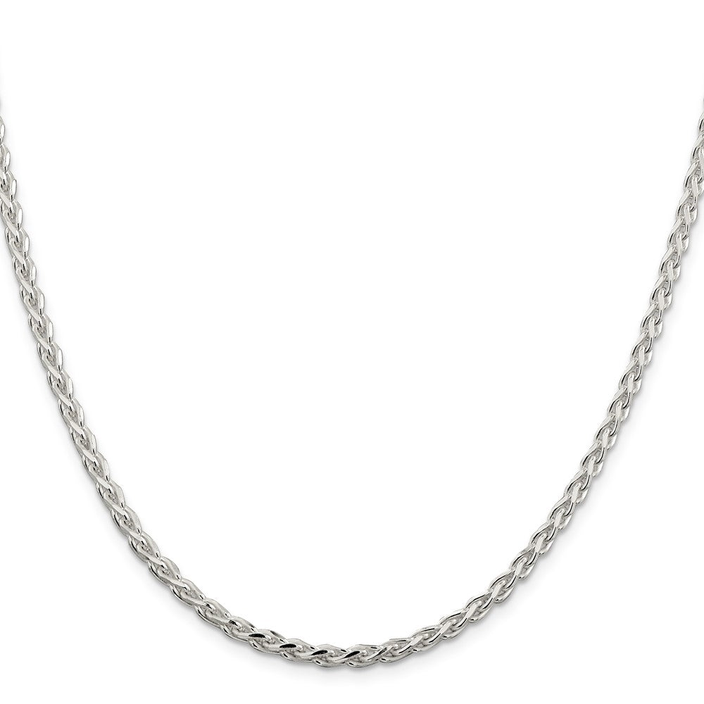 Buy 3.5mm Diamond-Cut Spiga Chain in Sterling Silver | Stylish & Affordable