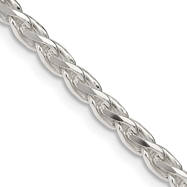 3.5mm Diamond-Cut Spiga Chain in Sterling Silver - Style GR1-1034487