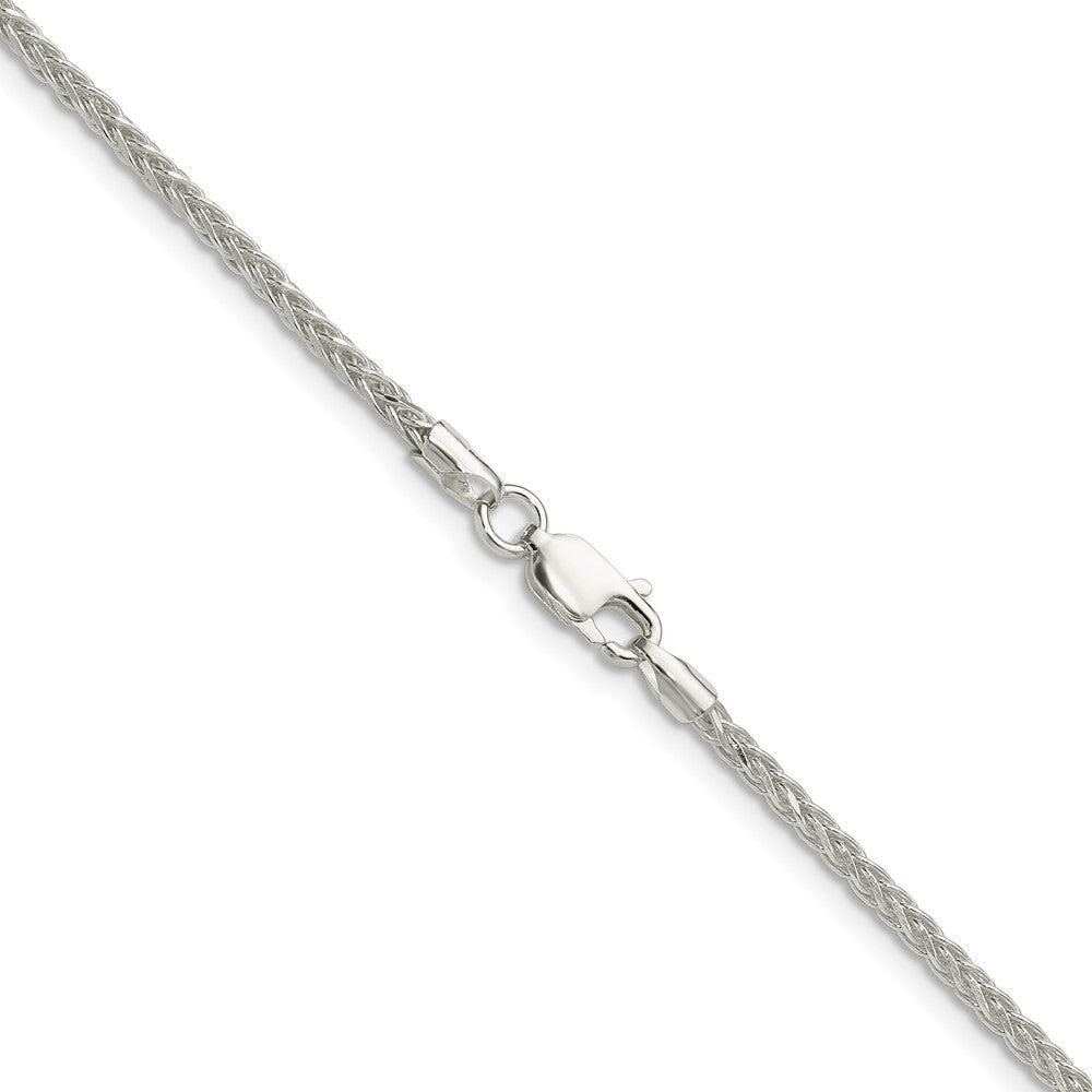 Buy Stylish 2.1mm Diamond-Cut Square Spiga Chain in Sterling Silver