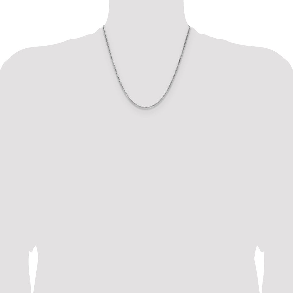 Buy Stylish 2.1mm Diamond-Cut Square Spiga Chain in Sterling Silver