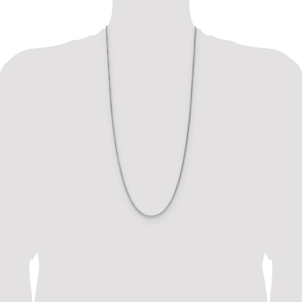 High-Quality Diamond-Cut Square Spiga Chain - 2.1mm Sterling Silver Value