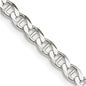 High-Quality 4.0mm Sterling Silver Double Curb Anchor Chain - Affordable Price-2
