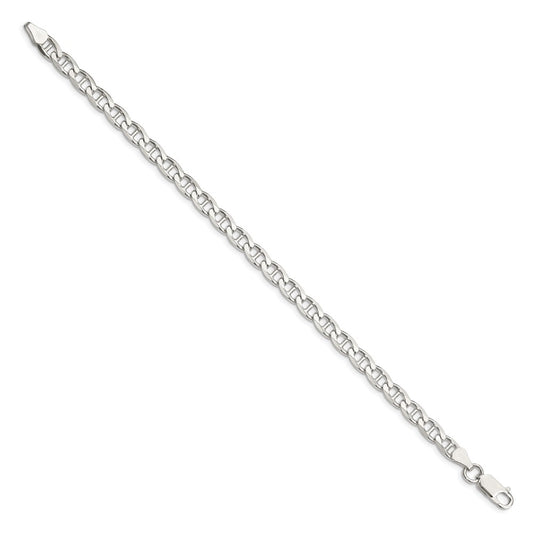 Buy Stylish 5.7mm Sterling Silver Double-Cut Flat Anchor Curb Chain