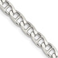 Buy Stylish Sterling Silver 5.7mm Double-Cut Flat Anchor Curb Chain-4