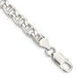 Buy Stylish Sterling Silver 6.5mm Double Curb Flat Anchor Chain - Luxury Value!-2