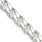 Buy Stylish 10.8mm Sterling Silver Double Curbed Flat Anchor Chain - Luxury Value!-2