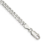 Order Stylish 4mm Beveled Curb Chain in Sterling Silver | Luxury Value!-1