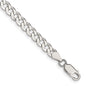 Buy Stylish 5mm Beveled Curb Chain in Sterling Silver - Affordable Luxury Jewelry-1